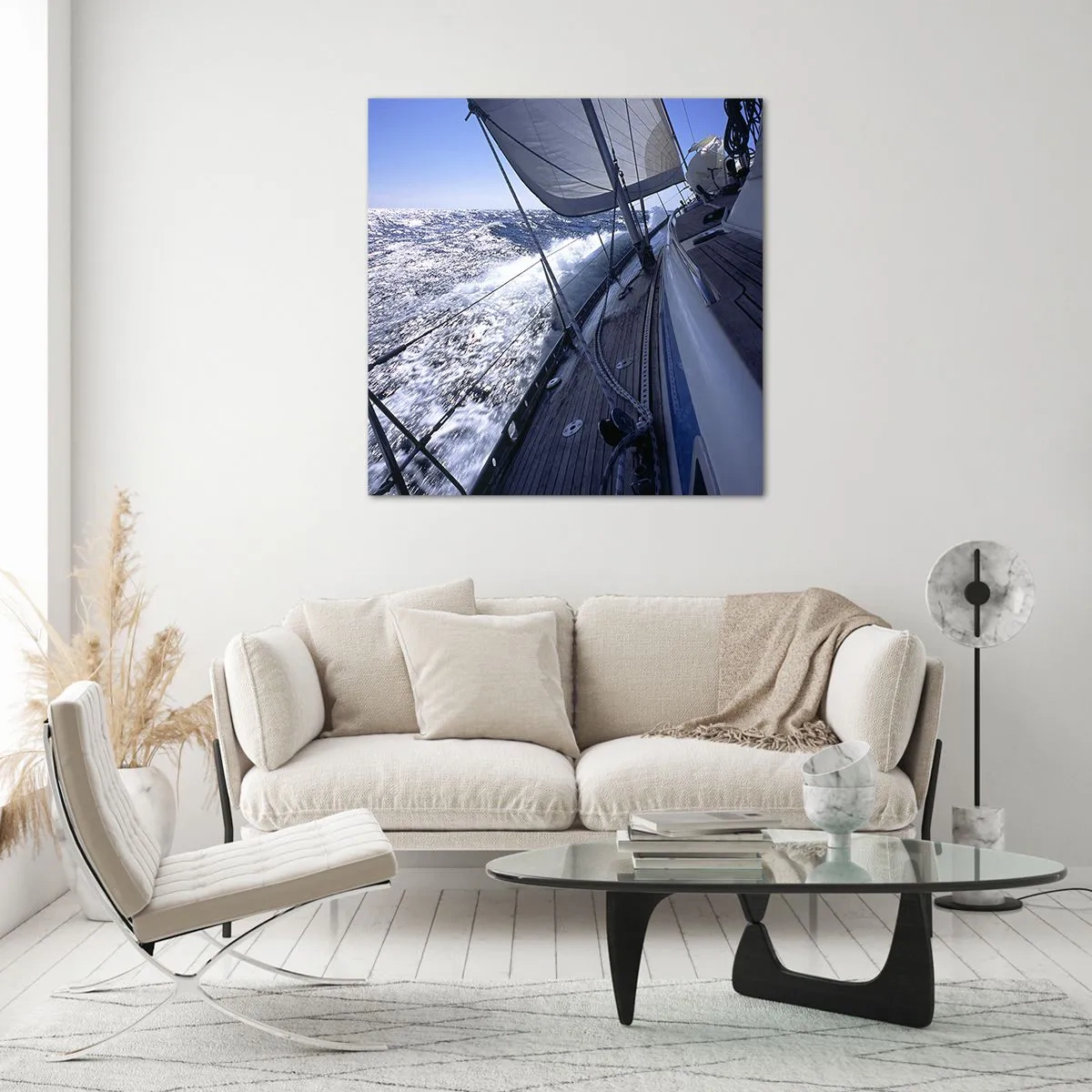 Glasbild - Bild auf glas - Ich weiß was es heißt ein Vogel zu sein - 70x70 cm