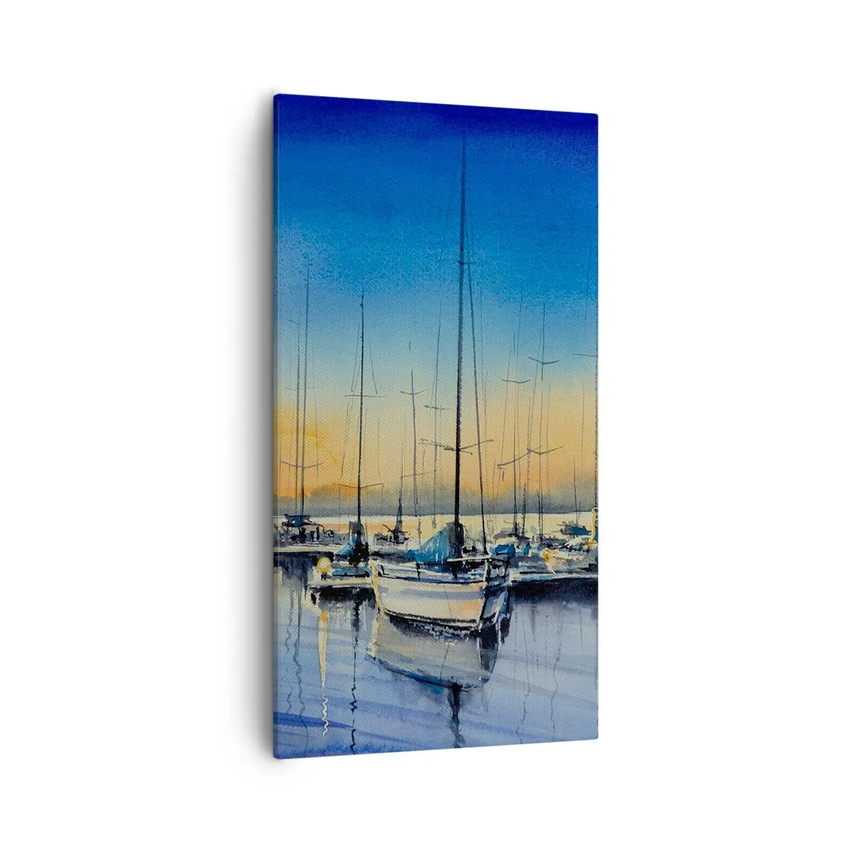 Bild auf Leinwand - Leinwandbild - Ende eines guten Tages - 55x100 cm