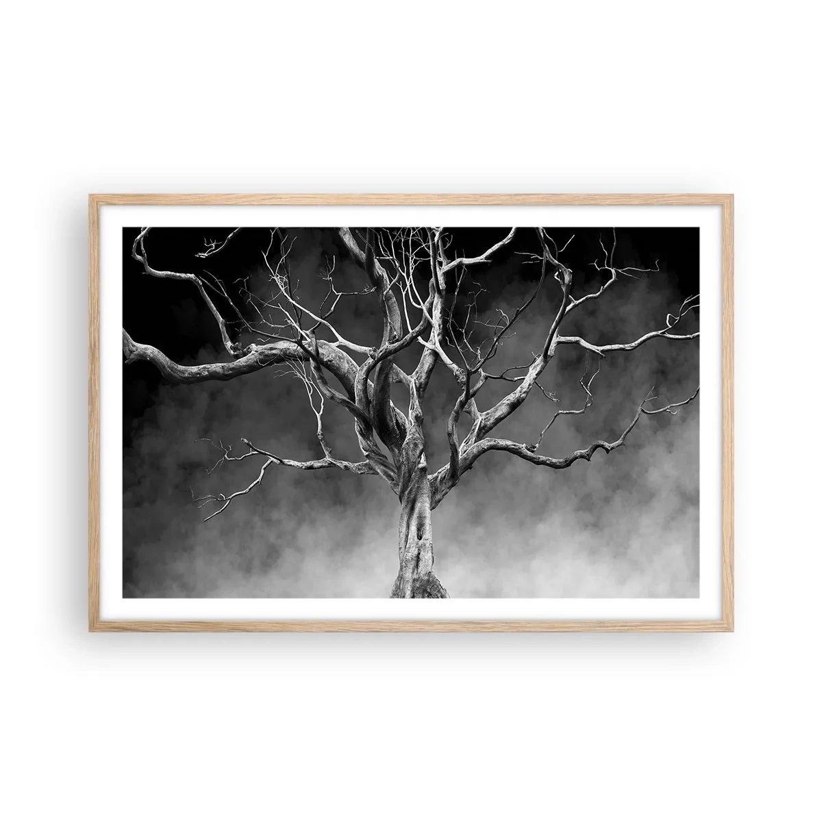 Poster in einem Rahmen aus heller Eiche - Ursprünglich und heilig - 91x61 cm