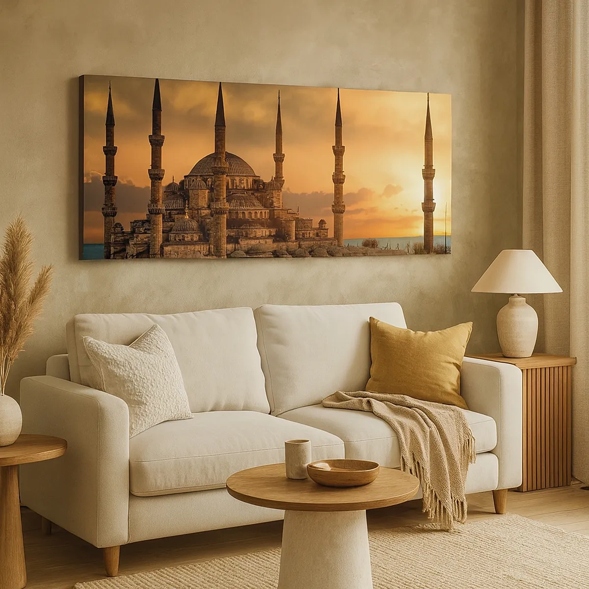 Bild auf Leinwand - Leinwandbild - Gott ist großartig - 30x30 cm