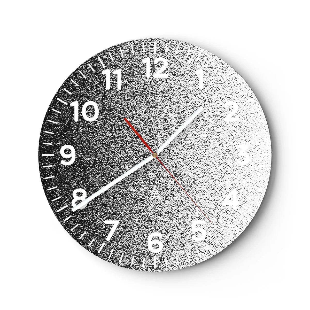 Wanduhr - Glasuhr - Dem Licht entgegen - 30x30 cm