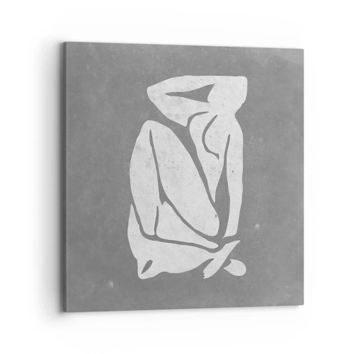 Bild auf Leinwand - Leinwandbild - In Gedanken versunken - 70x70 cm