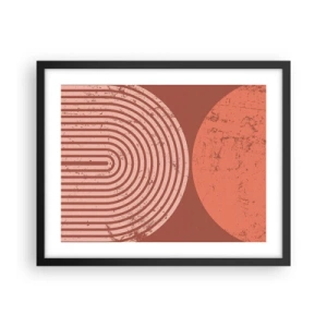 Poster in einem schwarzem Rahmen - Enge Beziehung - 50x40 cm