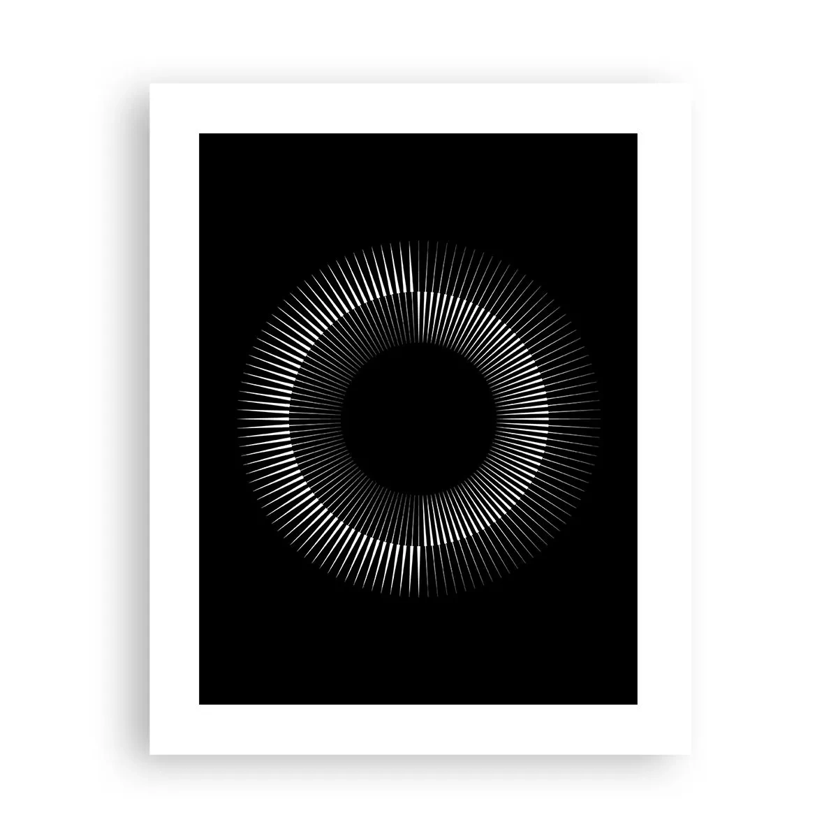 Poster - Schwarze Sonne - 40x50 cm