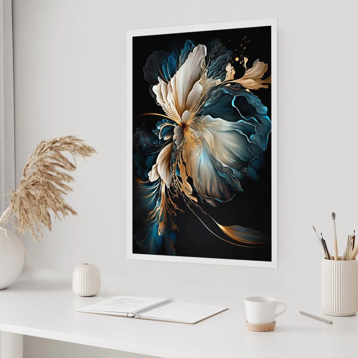 Poster - Märchenhafte Farnblume - 70x100 cm