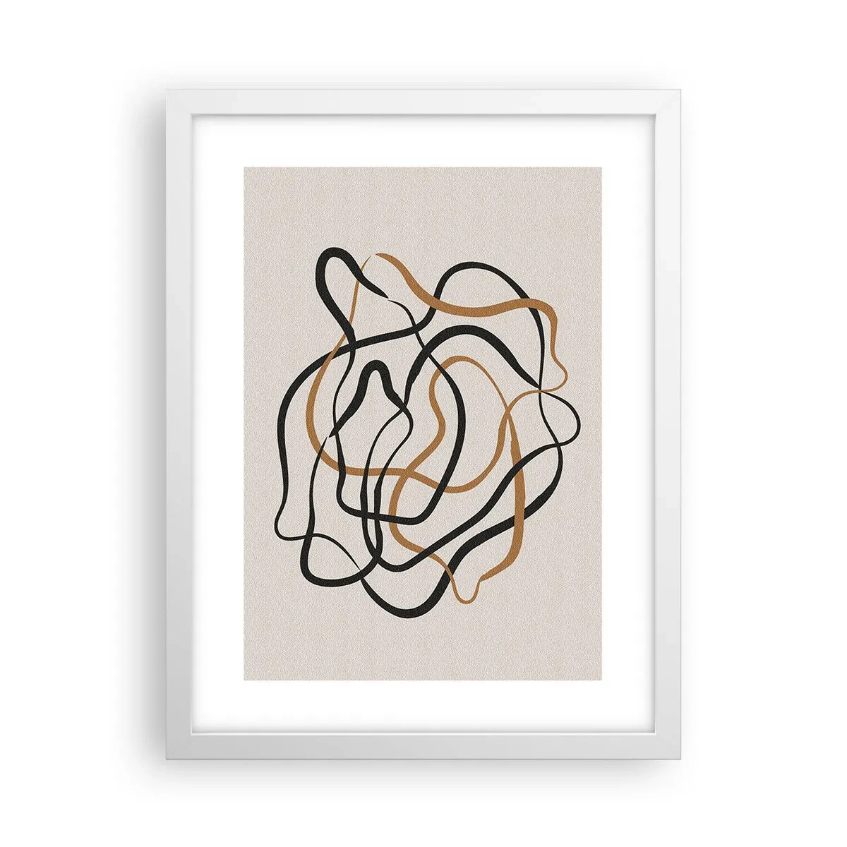 Poster in einem weißen Rahmen - Alles ging schief - 30x40 cm