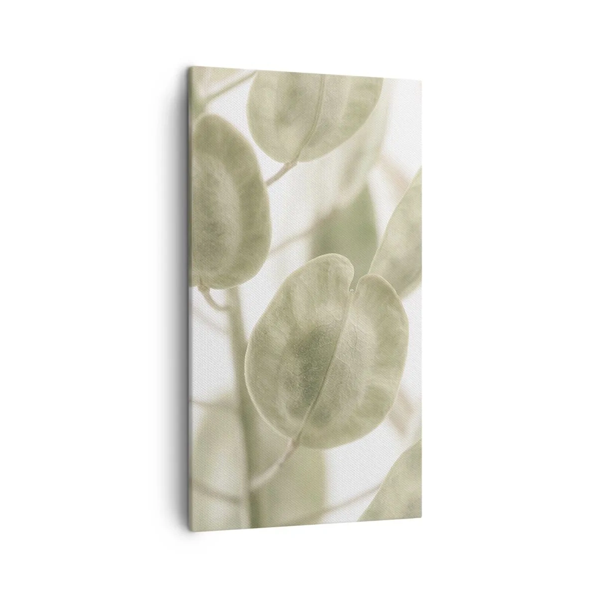 Bild auf Leinwand - Leinwandbild - Am Anfang waren Blätter... - 45x80 cm