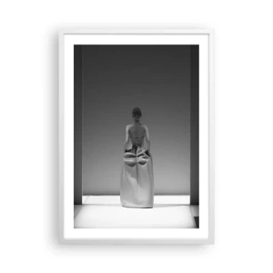 Poster in einem weißen Rahmen - Raffinierte Einfachheit - 50x70 cm