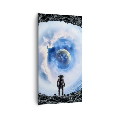 Bild auf Leinwand - Leinwandbild - Es ist nicht weit von zu Hause - 65x120 cm