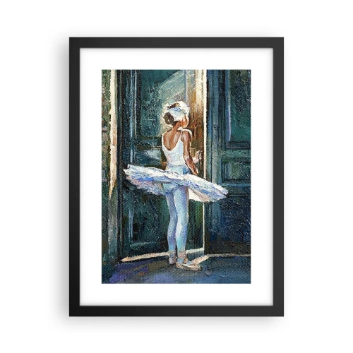 Poster in einem schwarzem Rahmen - Vor der Show - 30x40 cm