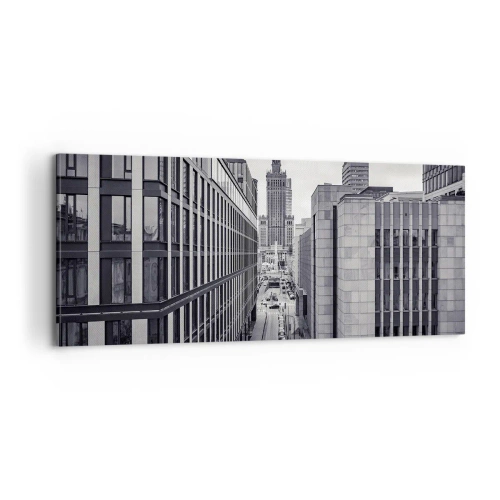 Bild auf Leinwand - Leinwandbild - Warschauer Tal - 100x40 cm