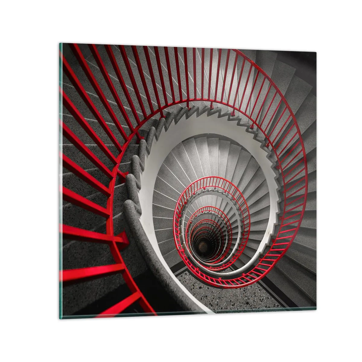 Glasbild - Bild auf glas - Architekturspaß - 70x70 cm