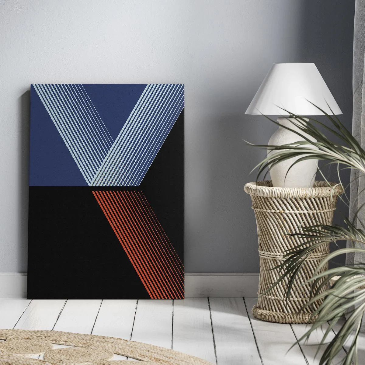 Bild auf Leinwand - Leinwandbild - Eine einfache Geschichte - 65x120 cm