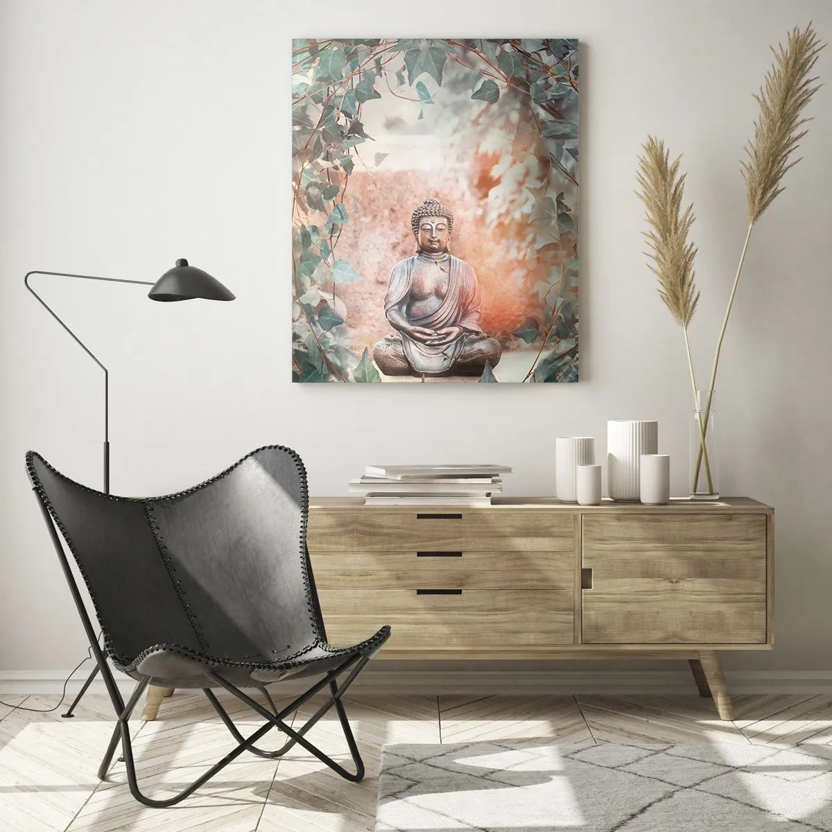 Glasbild - Bild auf glas - Freudige Harmonie - 80x120 cm