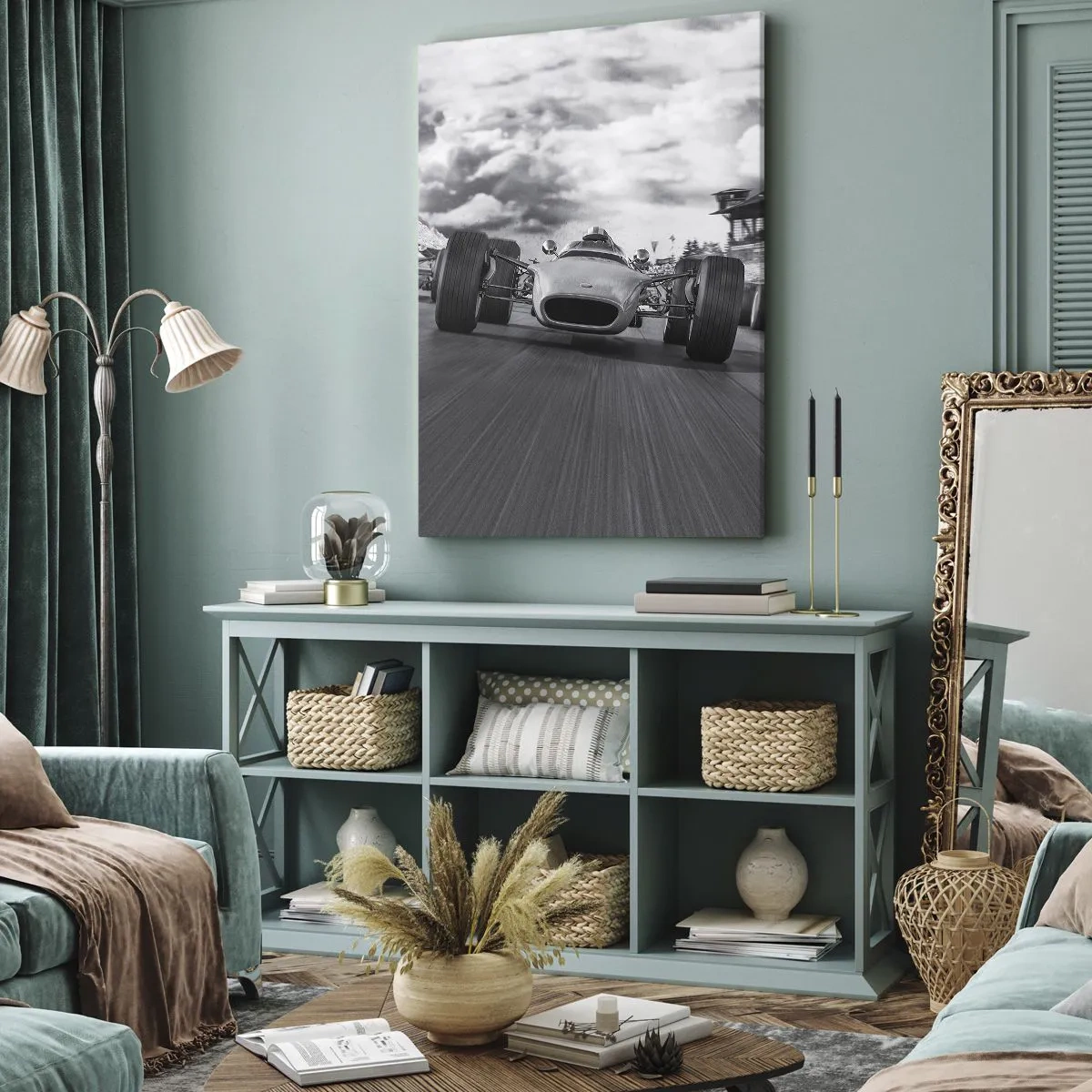 Bild auf Leinwand - Leinwandbild - Power ist da! - 65x120 cm