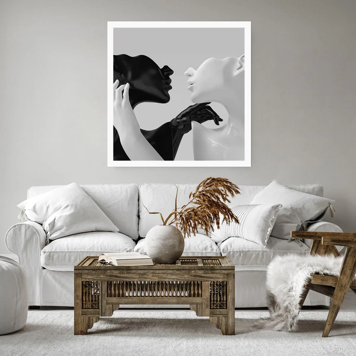 Poster - Anziehung - Begierde - 40x40 cm