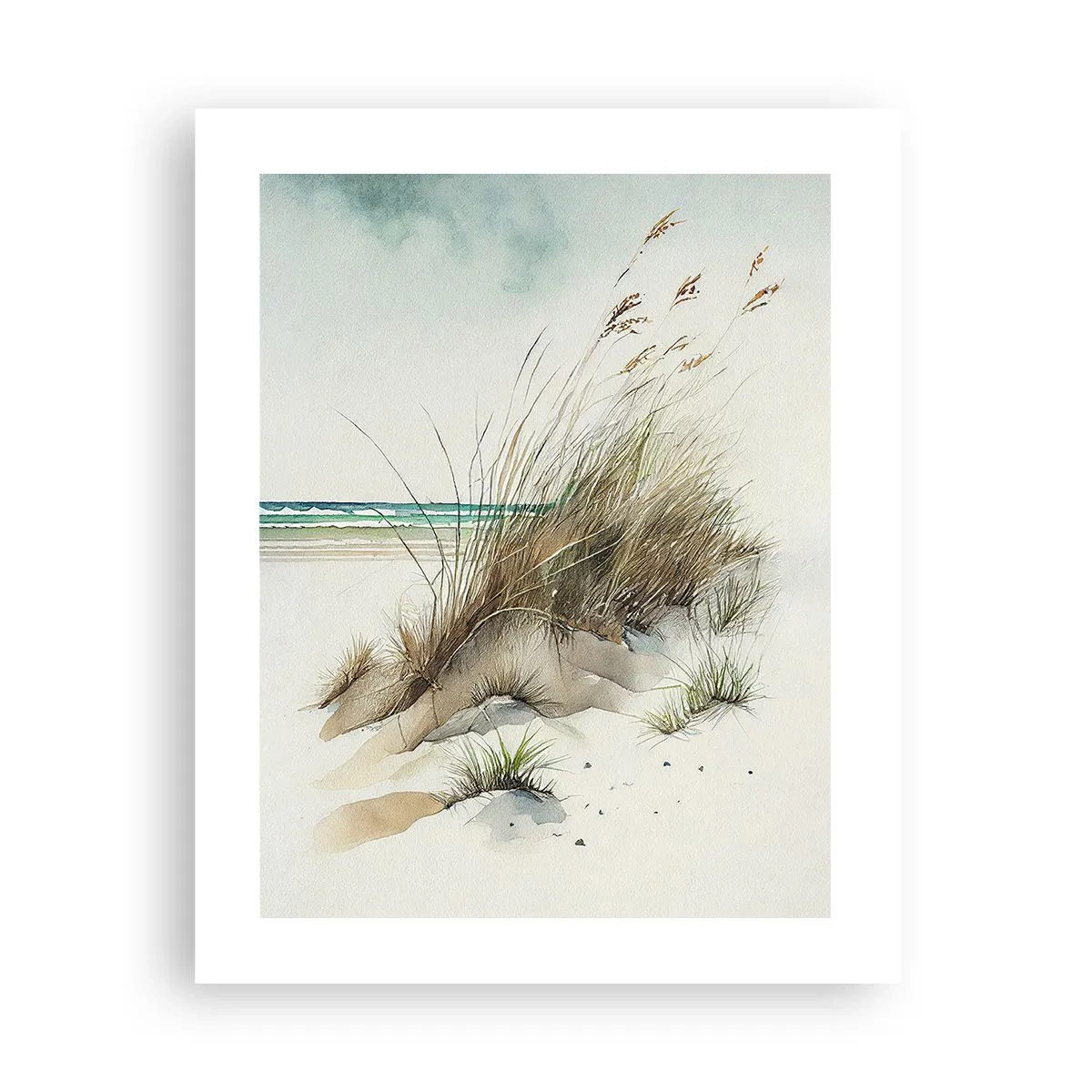 Poster - Mit Sand bedeckt - 40x50 cm