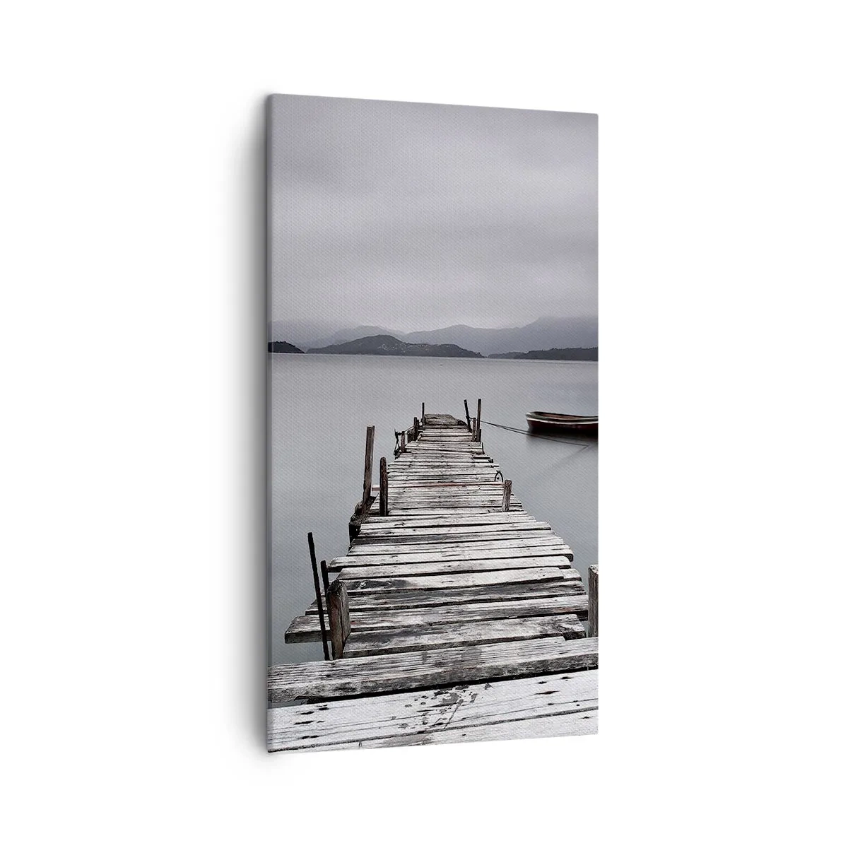 Bild auf Leinwand - Leinwandbild - Du kannst morgen gehen - 45x80 cm