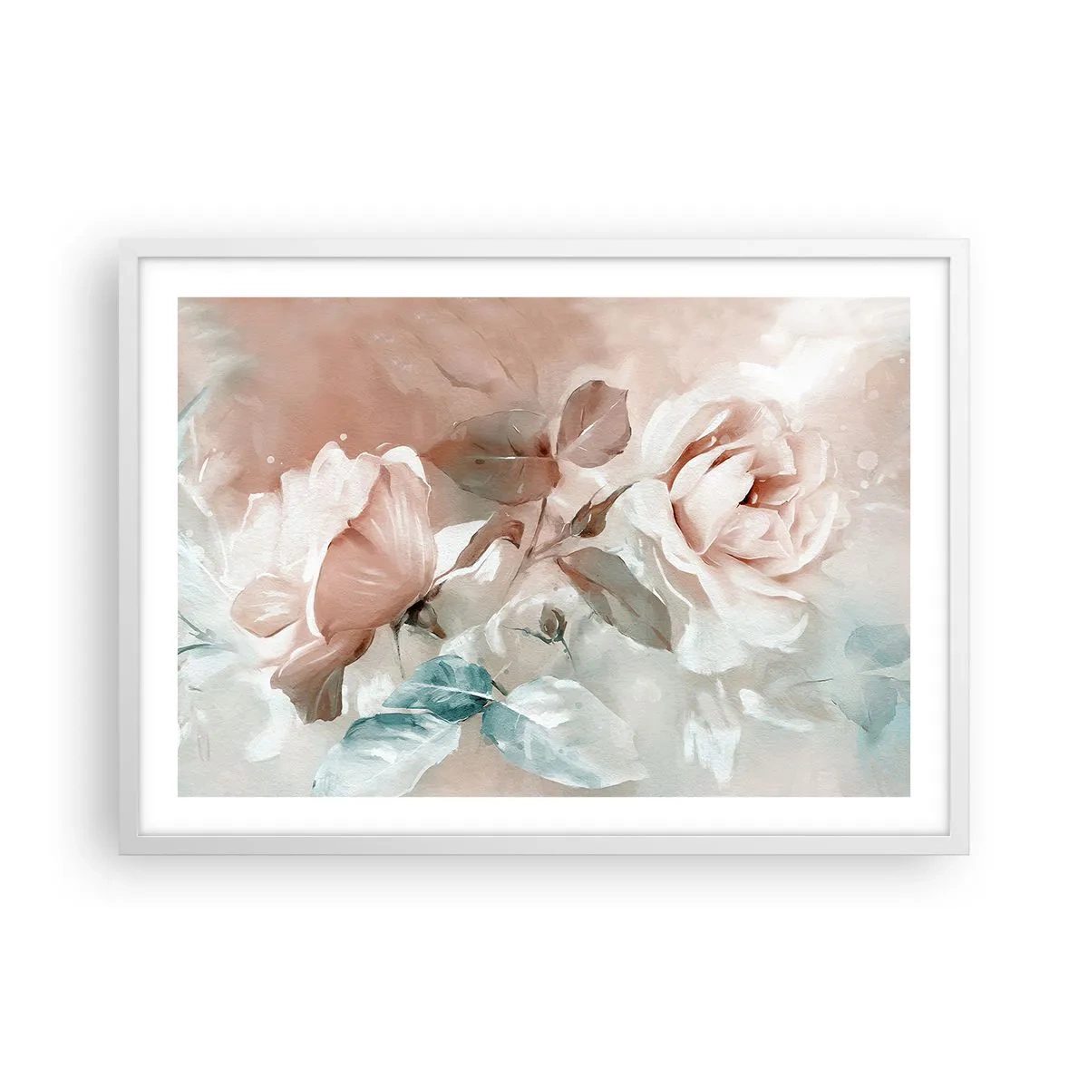 Poster in einem weißen Rahmen - Geist der Romantik - 70x50 cm