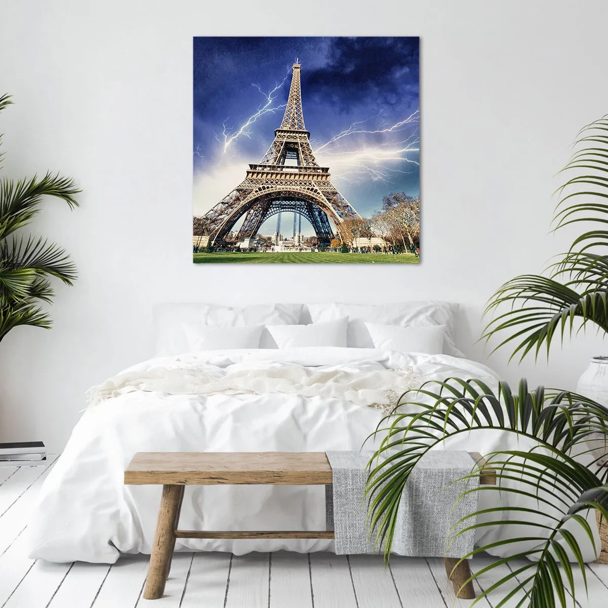 Bild auf Leinwand - Leinwandbild - Herrscherin der Stürme - 60x60 cm