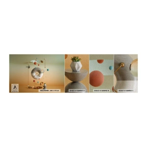 Fototapeten Muster Premium Sand - Alles kann passieren - Abstraktion, Surrealismus, 3D - 100x30 cm