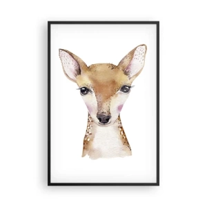 Poster in einem schwarzem Rahmen - Die Natur der Unschuld - 61x91 cm