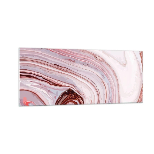 Glasbild - Bild auf glas - Geradeaus, dann rechts runter - 100x40 cm