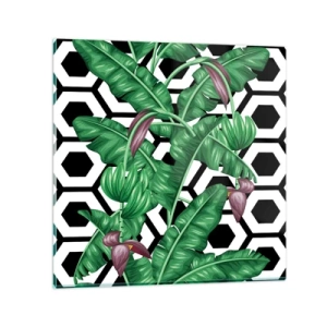 Glasbild - Bild auf glas - Von Natur aus eine symmetrische Komposition - 70x70 cm