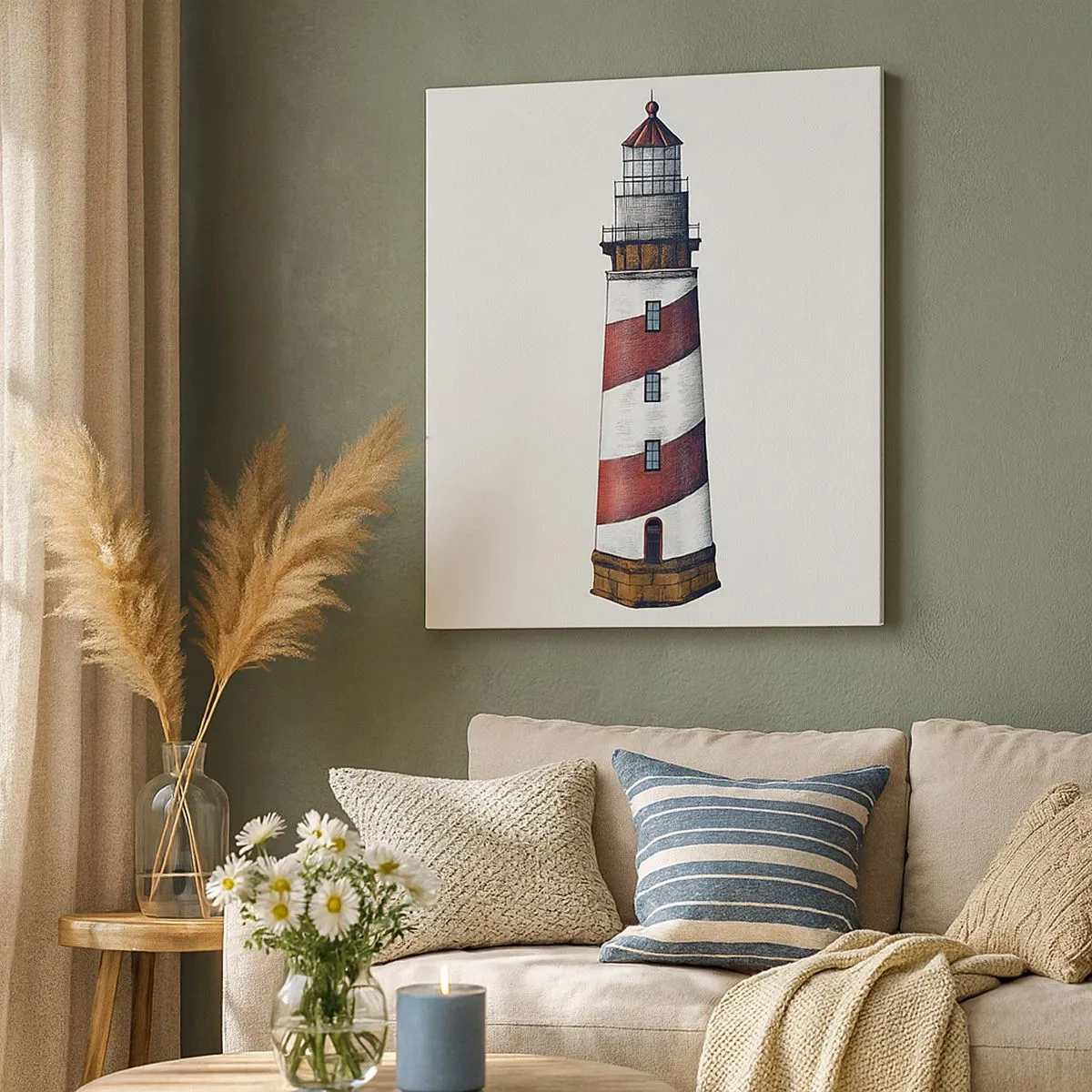 Bild auf Leinwand - Leinwandbild - Immer auf der Hut - 30x30 cm