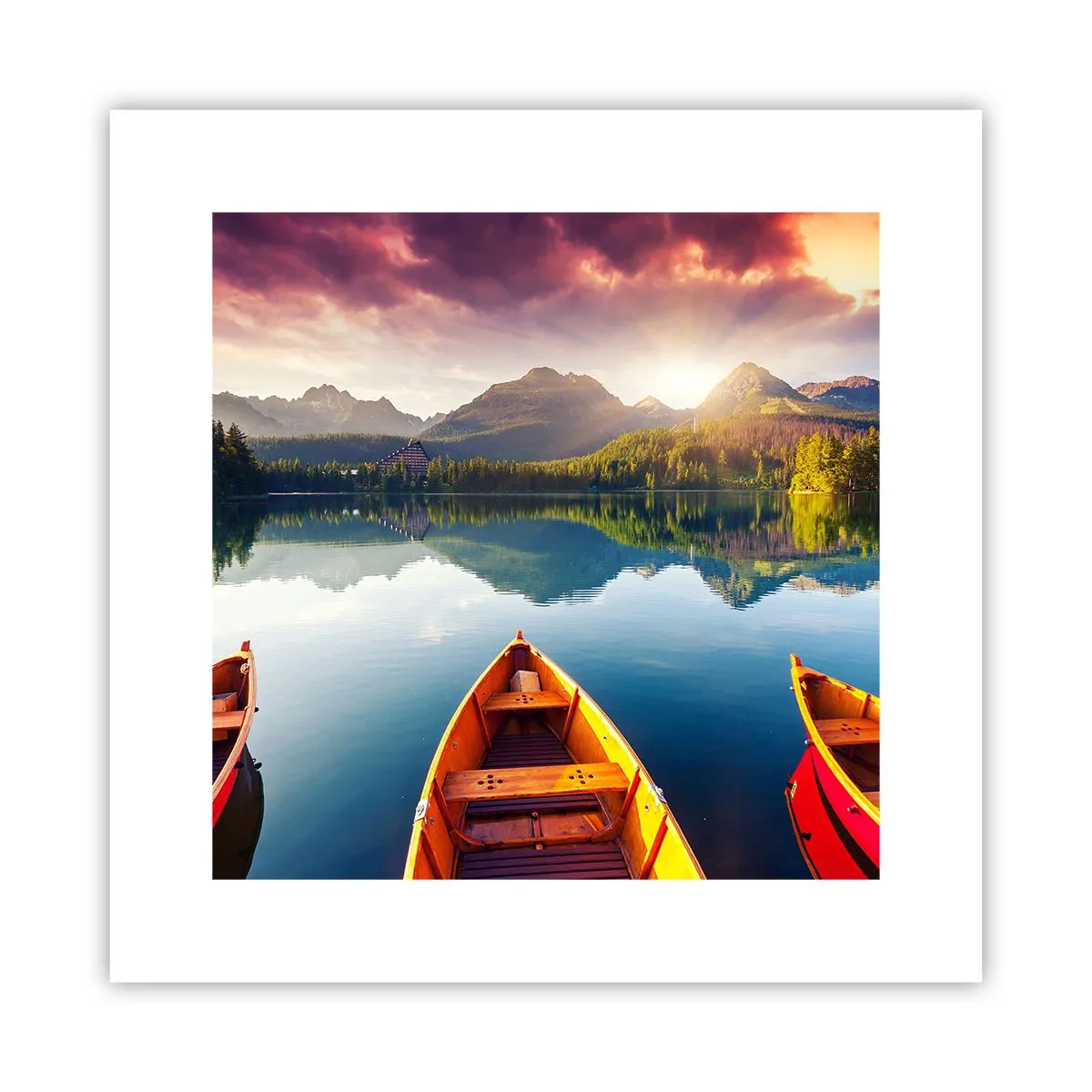 Poster - Nichts gegen die Natur - 30x30 cm