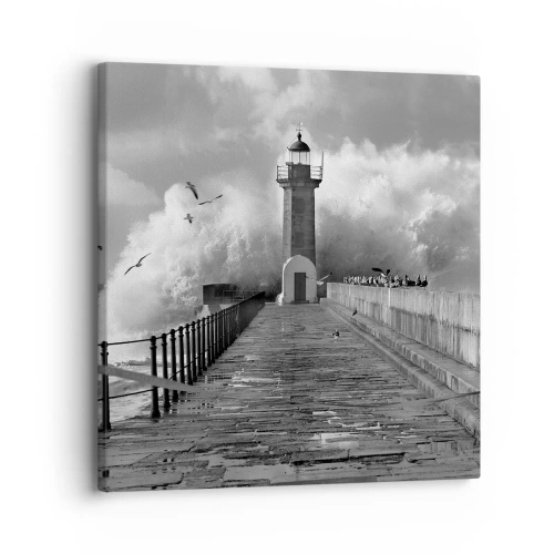 Bild auf Leinwand - Leinwandbild - Furchtlos - 30x30 cm