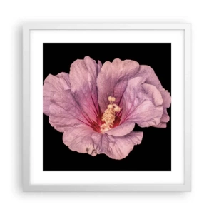 Poster in einem weißen Rahmen - Direkt ins Herz - 40x40 cm