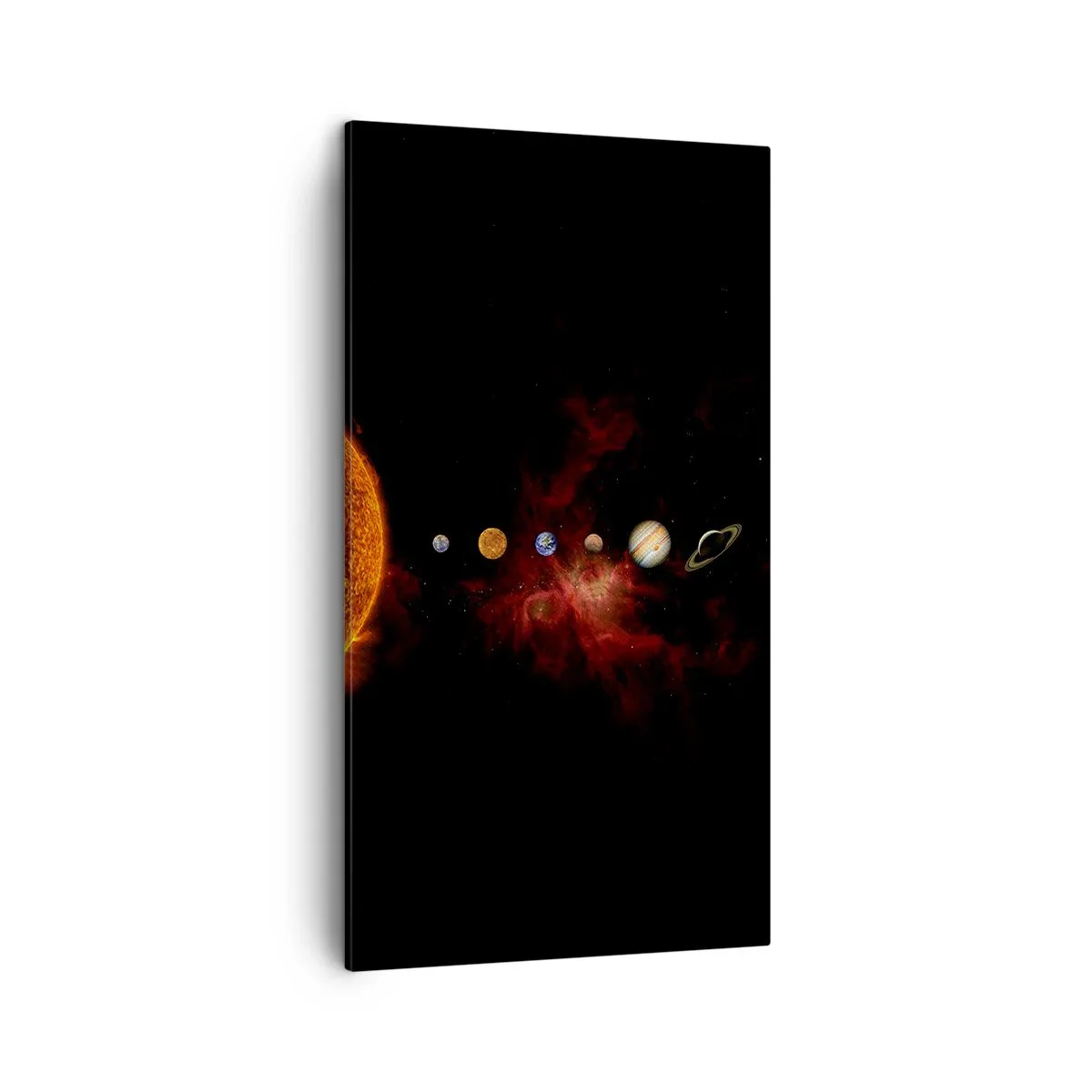 Bild auf Leinwand - Leinwandbild - Unsere Nachbarschaft - 45x80 cm