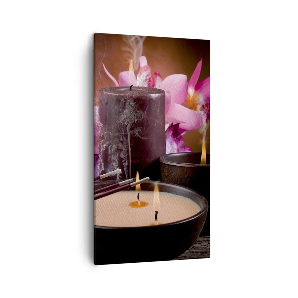 Bild auf Leinwand - Leinwandbild - Den Geist frei machen, den Körper beruhigen - 45x80 cm