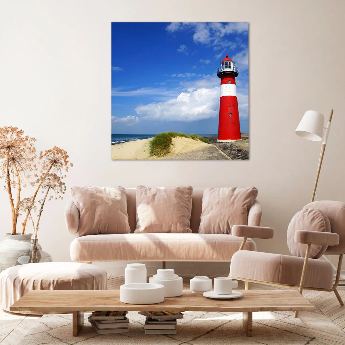 Bild auf Leinwand - Leinwandbild - Traum Einsamkeit - 50x50 cm