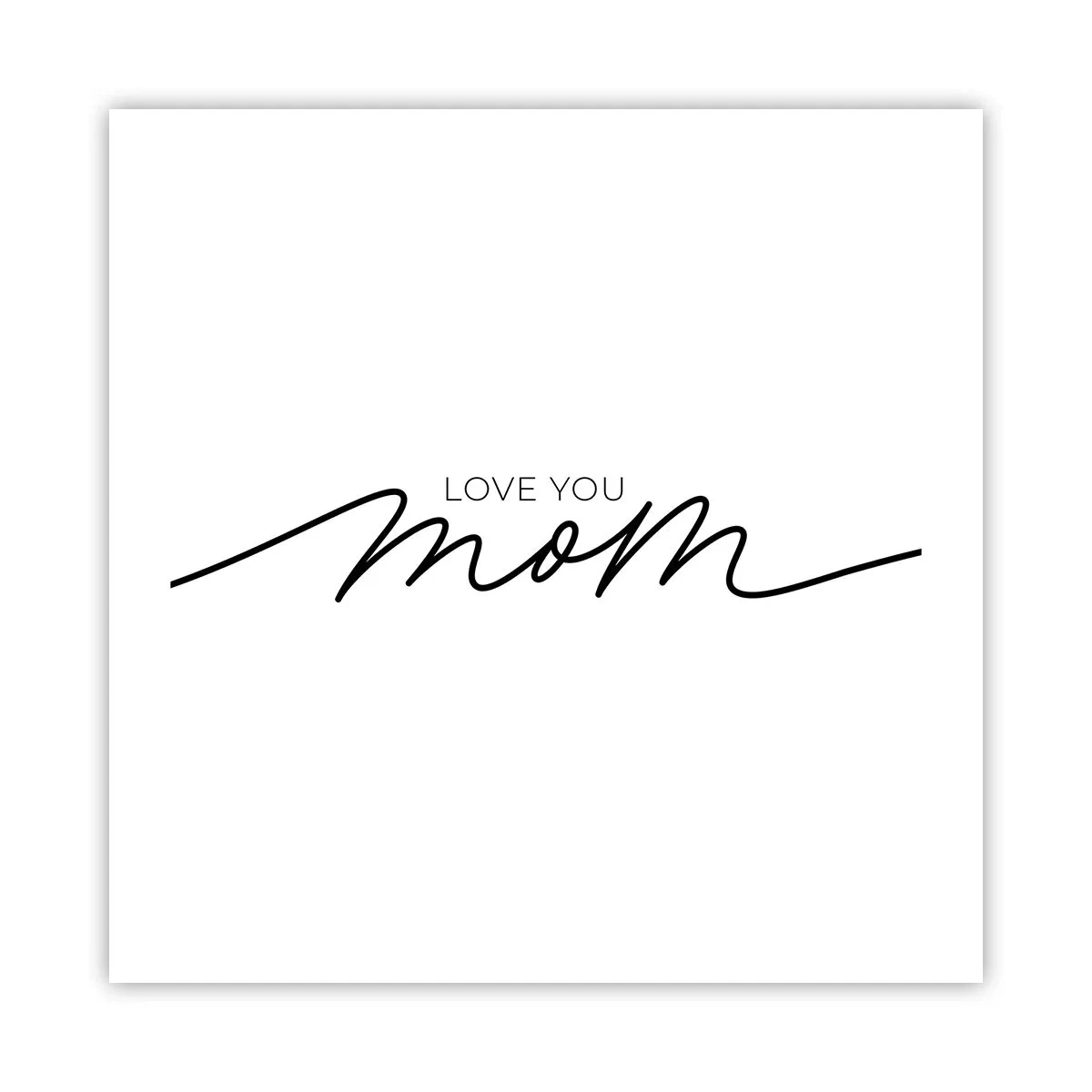 Poster - Große Emotionen - 50x50 cm