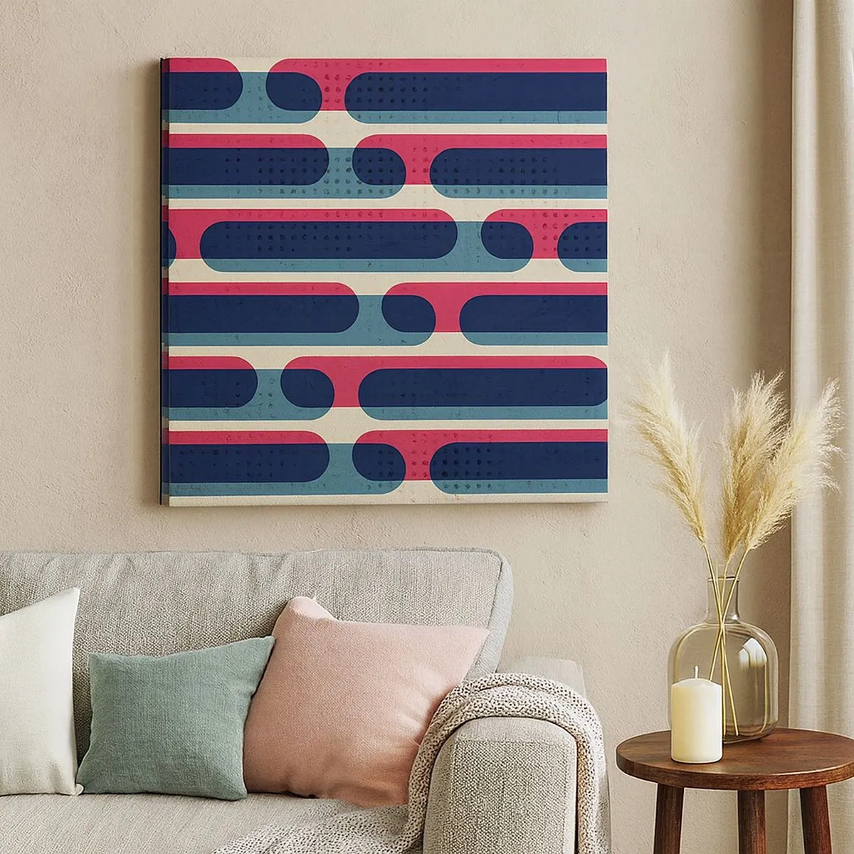 Bild auf Leinwand - Leinwandbild - In die Tiefe und vorwärts - 30x30 cm