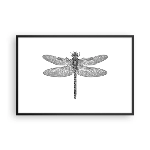 Poster in einem schwarzem Rahmen - Präzision der Natur - 91x61 cm