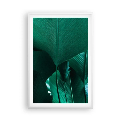 Poster in einem weißen Rahmen - Dem Licht zugewandt - 61x91 cm