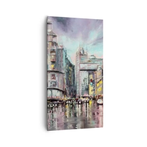 Bild auf Leinwand - Leinwandbild - Es wird ein gelungener Abend - 55x100 cm