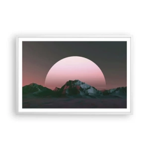 Poster in einem weißen Rahmen - In einer Nachbargalaxie - 91x61 cm