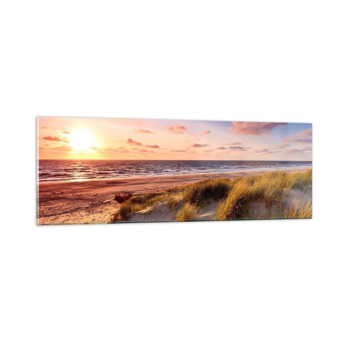 Glasbild - Bild auf glas - Die Luft riecht schon im Sommer - 90x30 cm