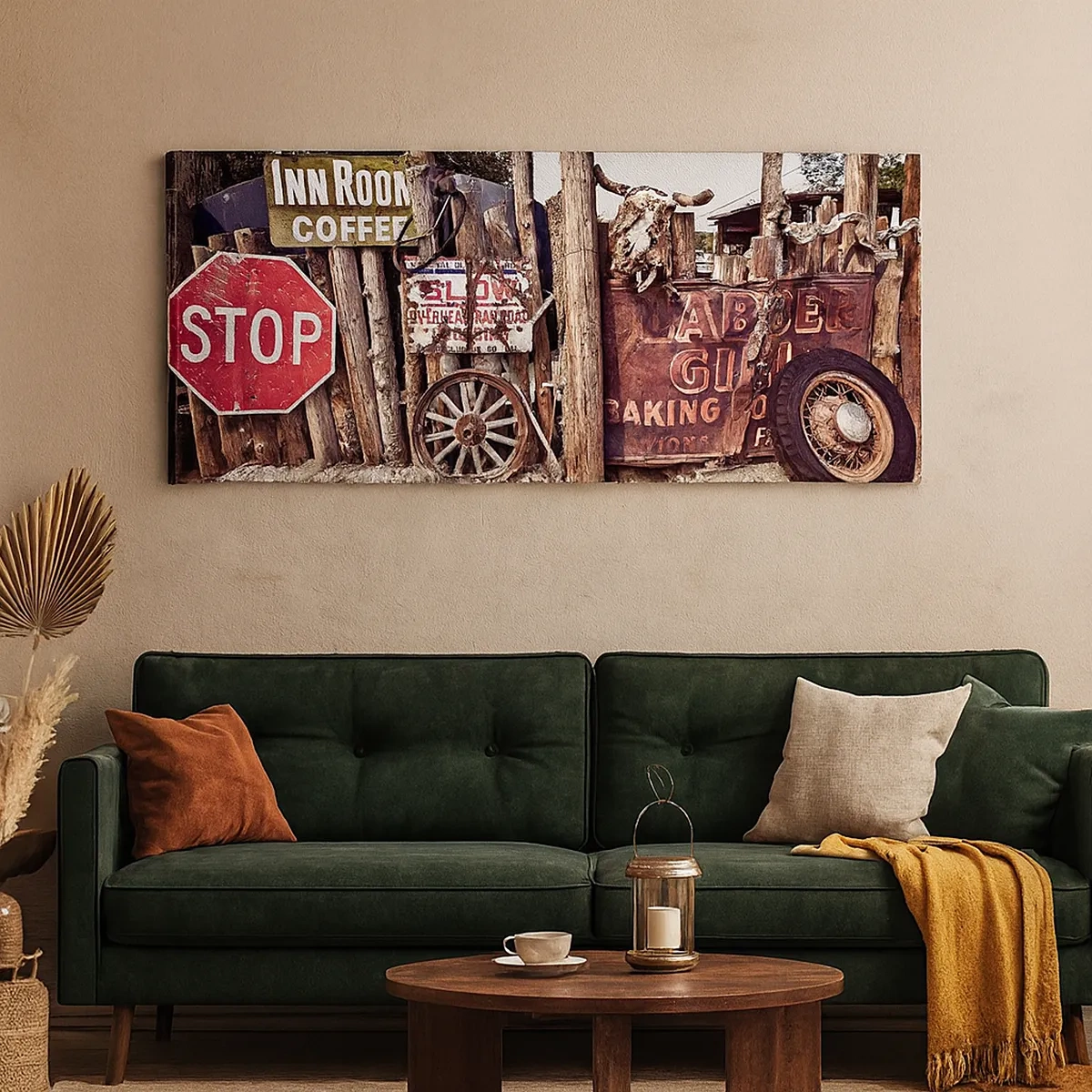 Bild auf Leinwand - Leinwandbild - Und die Zeit ist stehen geblieben - 30x30 cm