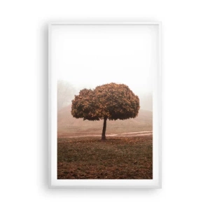 Poster in einem weißen Rahmen - Nach einem anstrengenden Sommer - 61x91 cm