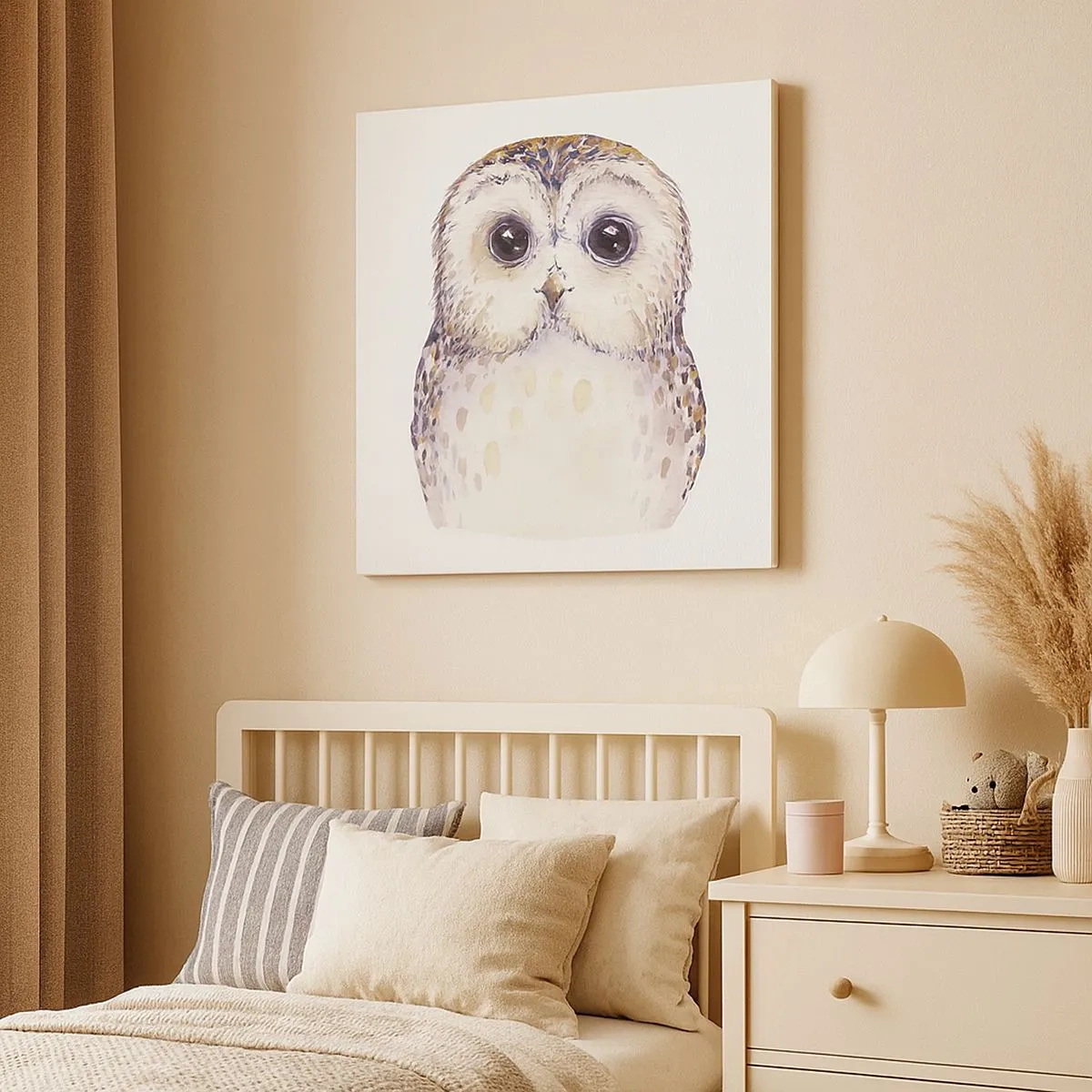 Bild auf Leinwand - Leinwandbild - Schau mir in die Augen - 30x30 cm