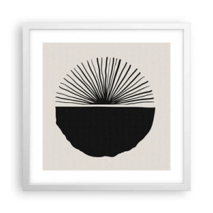 Poster in einem weißen Rahmen - Eine Reihe von Möglichkeiten - 40x40 cm