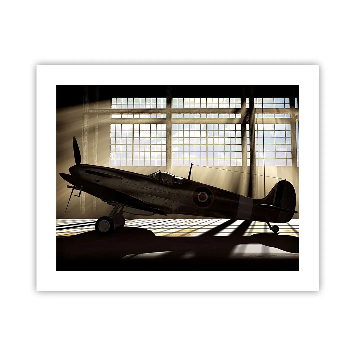 Poster - Die Ruhe eines Kriegers - 50x40 cm