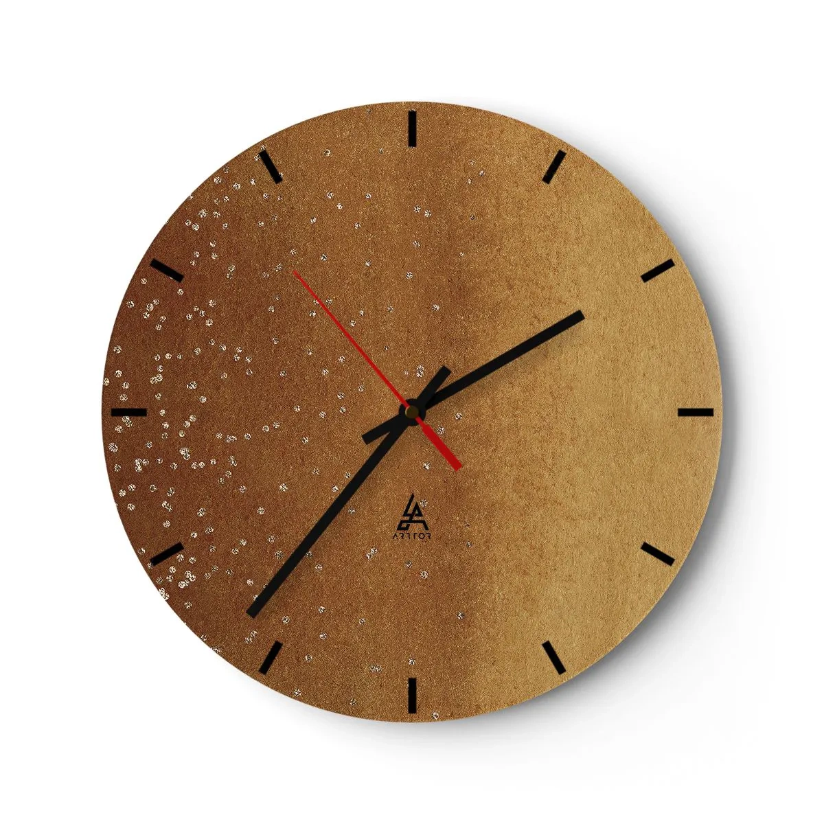 Wanduhr - Glasuhr - Die Geburt des Lichts - 40x40 cm