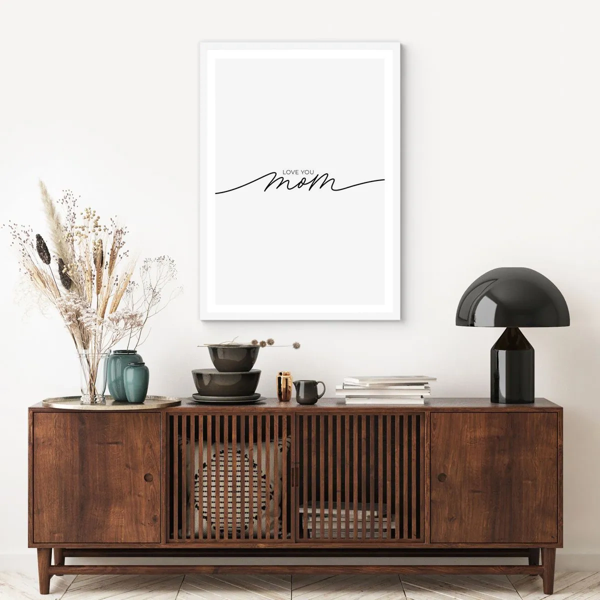 Poster in einem weißen Rahmen - Große Emotionen - 70x100 cm