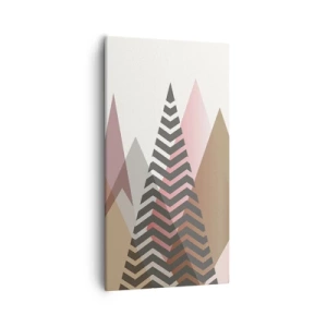 Bild auf Leinwand - Leinwandbild - Pyramidale Aussicht - 55x100 cm